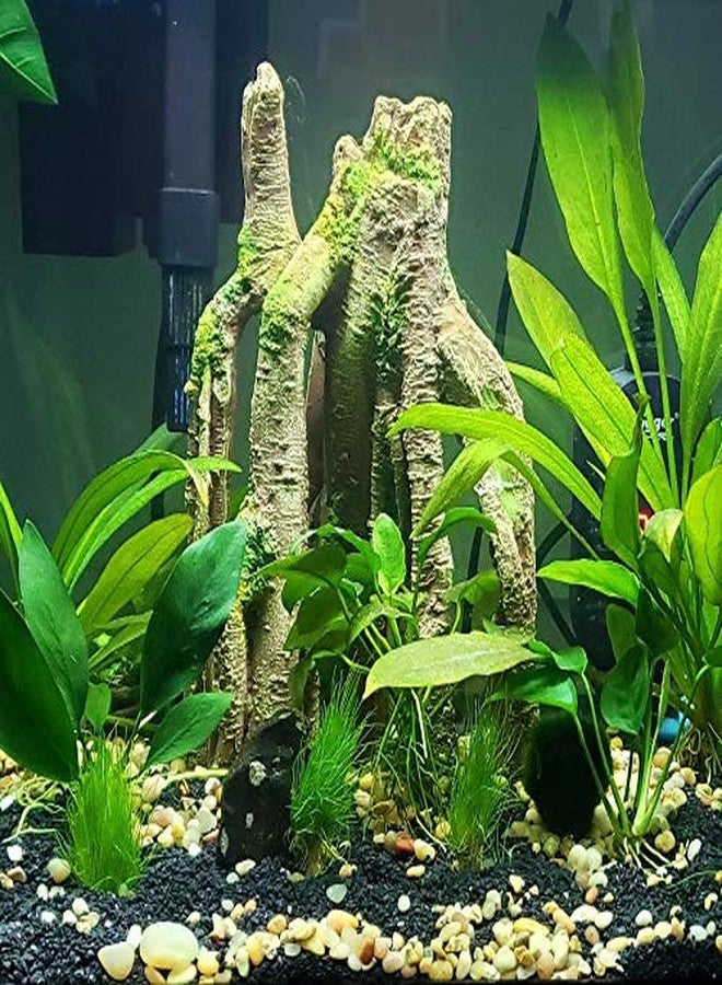SLOCME Aquarium Resin Tree Trunk Ornament - Fish Tank Wood House Decor, Betta Fish or Other Pets Can Swim Through The Branches - Image 2